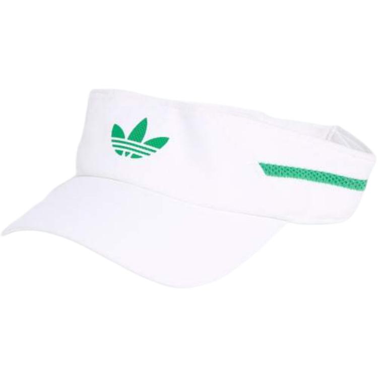 Adidas Originals Шляпа от солнца с узором Трилистник из переработанного полиэстера Унисекс Белая JX8838 OSFM