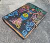 Embossed Leather Journal: Mother Earth, Tree of Life, Deckle Edge
