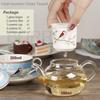 BORREY Flower Tea Pot Ceramic Teacup Saucer Heat Resistant Glass Teapot Filter Porcelain Office Coffee Cup Mug Afternoon Tea Set