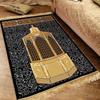 Muslim Prayer Home Rugs Floor Mats Long Strip Balcony Carpet for Living Room Doormat Plush Non-slip Floor Mat Bedroom Carpet