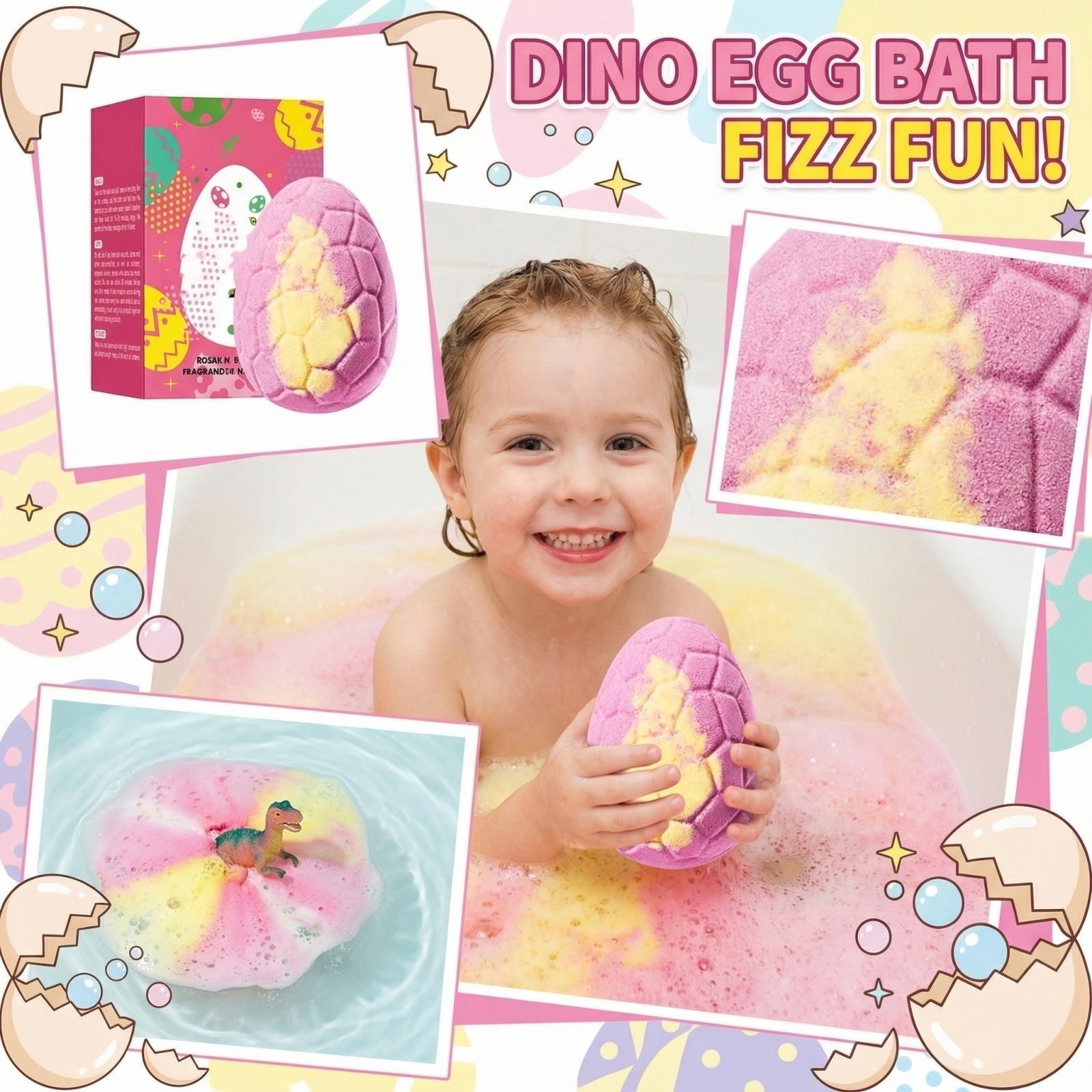 1PCS Dinosaur Egg Bath Ball Bath Toy One Size