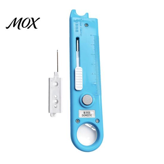 Industrial Use Threader 1/2Pcs 4-In-1 Sewing Tool with Seam Remover, Magnifier & Easy Threading Scale, Multi-Function Magnetic Device for Home,