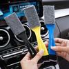 New 2 In 1 Car Dust Tool Cleaning Brush Accessories Interior For Volkswagen GTI CC R Passat GTD Jetta Polo R-Line Magotan T