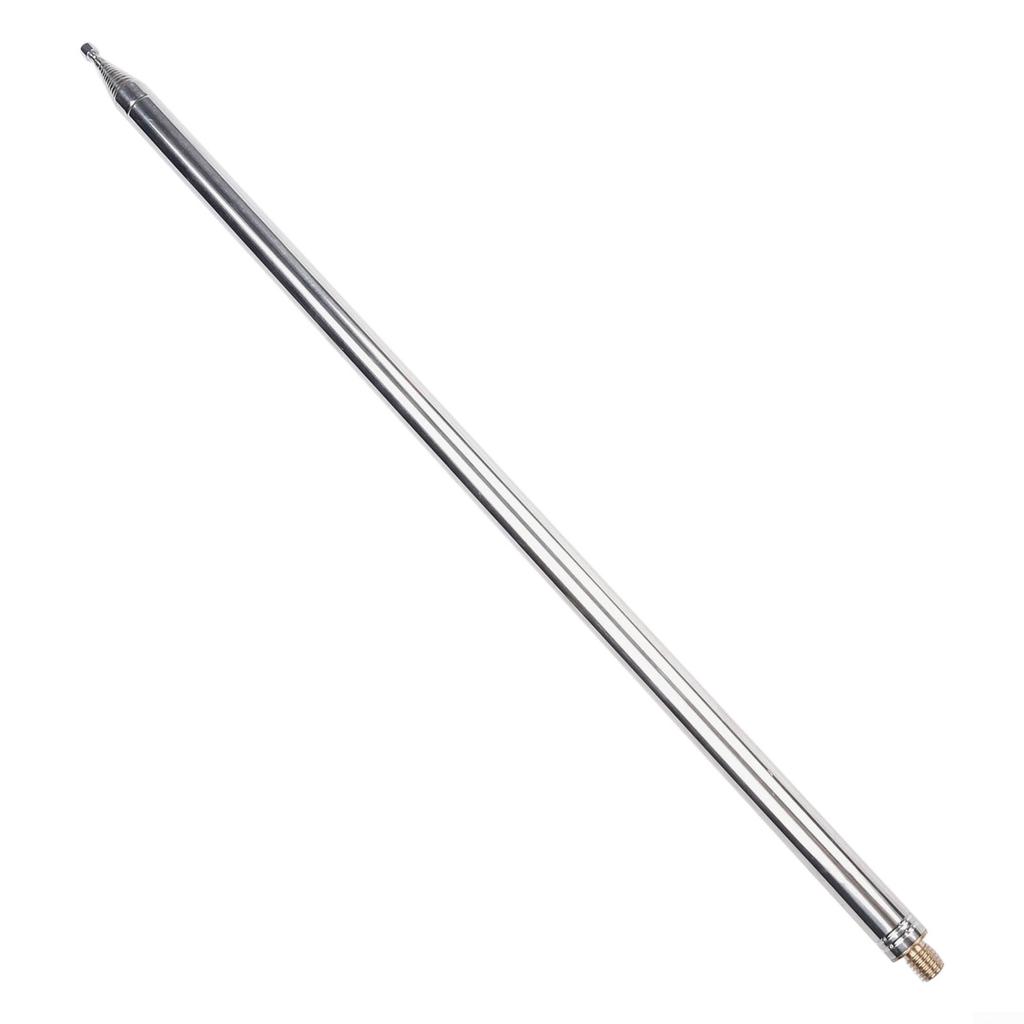 Ham Radio Shortwave Antenna 5.6M/18.4FT Telescopic  DIY With M10 Connecto