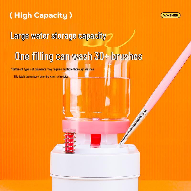 Digital Oil Painting Brush Cleaner and Washer Tool for Paint, Calligraphy, and Watercolor Brushes