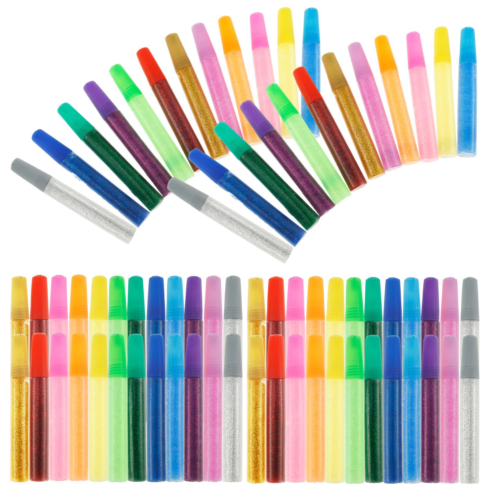 

72Pcs Glitter Glue Pens 12 Colors Rainbow Glitter Glue Sticks Arts & Crafts Glitter Pen for DIY Arts, Projects Scrapbooking