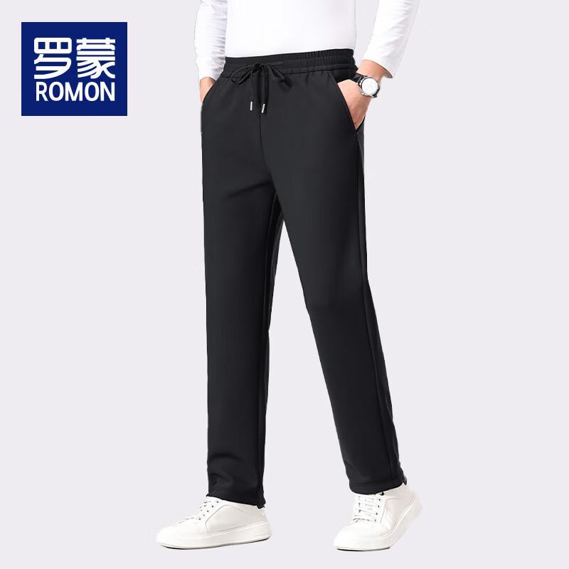 Luomeng Men s Fleece-lined Thermal Stretch Casual Pants WLD501R XL