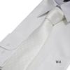Tie Pocket Square Wedding [Michiko London] & Set, White, Formal, (05)