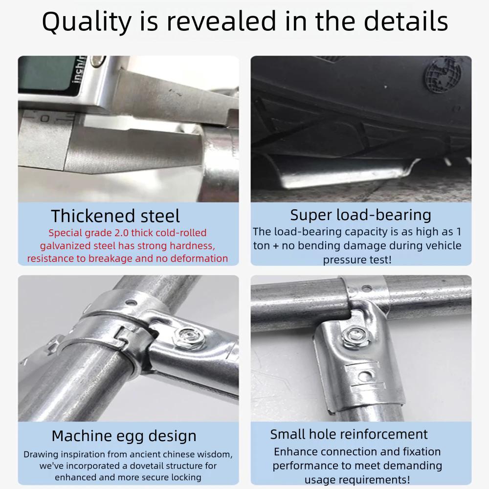 Stainless Steel Pipe Connector 20/25/32mm Iron Pipe Round Cross Buckle for Clothing Cabinet Connector Pipe Joiner