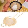 Stainless Steel Cone Shape Cake Powder Filter Cocktail Mesh Strainer Bar AccessoriesGold