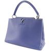 LOUIS VUITTON CAPCSINE MM Handbag Parnasea Blue / white/Taurillon Clemence Leather Women Used