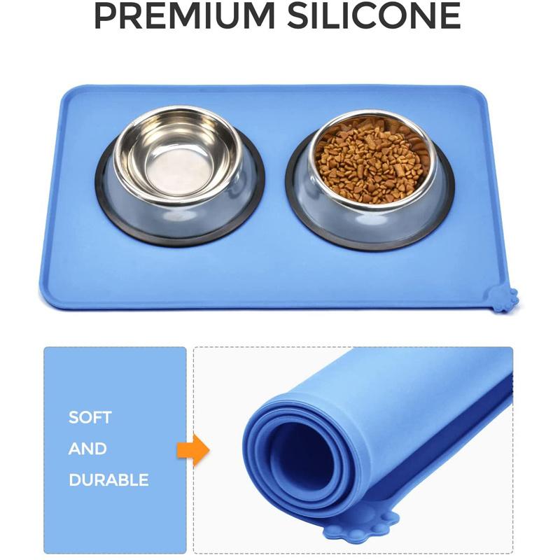 Pet Feeding Silicone Mat Non Slip Puppy Food Placemat Waterproof Car Pet Dog Pad