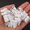 20-200Pc Fast Terminal Block for Cable Terminals Screwless Quick Electrical Connectors Reusable Spring Wire Connector 2 Pin Push