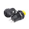 6pcs 12MM Lock Latching OFF- ON Push Button Switch Maintained Fixed Pushbutton Switches Self-Lock Button