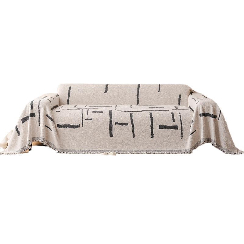 Nordic Simple High Sense Autumn and Winter Sofa Cover Cloth Plush Sofa Towel Sofa Cover Anti-Scratching Sofa Cover