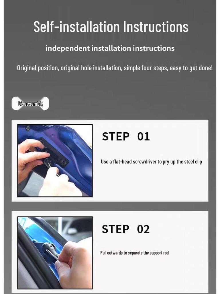 Gas Spring Strut for Toyota RAV4 XA50 2019-2021 Hood