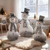 Large Light-Up Snowman & Reindeer Christmas Decoration for Malls, Hotels, Windows & Trees
