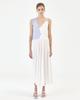 SALON DE SEOUL Color Blocking String Dress - White