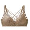 Sexy Versatile Lace Sexy Cross Breast Strap Smithy Back No Steel Rim Gathering Show Large Bra