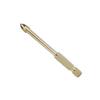 10pcs 6mm Ceramic Tile Marble Glass Drill Bits Spear Head Hex Shank