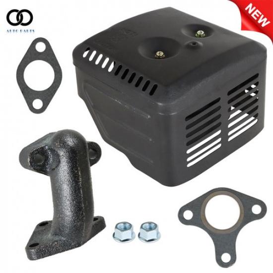 Новый глушитель выхлопной системы для Honda GX340 GX390 11 л.с. и 13 л.с. С коллектором и гайками