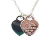 TIFFANY/Tiffany 925/Diamond/1pc Double Heart Pendant/g529-82