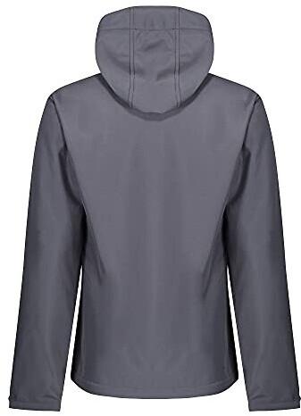 Куртка Regatta Professional Venturer 3-х слойная, принтованная куртка софтшелл с капюшоном для мужчин (TRA701) черный классический красный