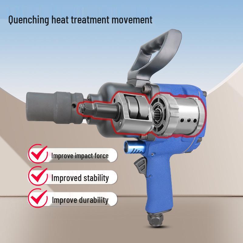 Gaobao 1-Inch High-Torque Pneumatic Wrench: Industrial-Grade Air Tool for Auto Repair and Tire Patching