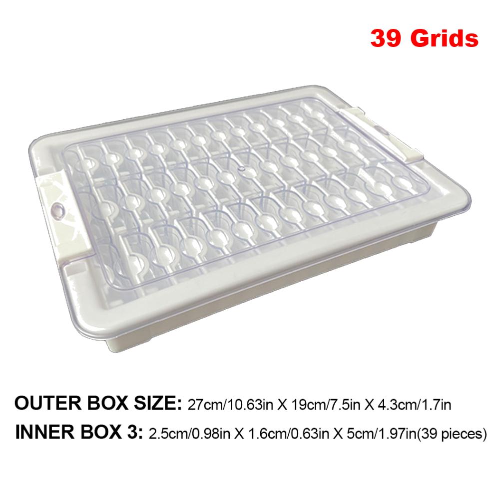 42/50/78 Grids Diamond Painting Bead Storage Container Diamond Art Bead Organizer Box Diamond Painting Plastic Storage Box