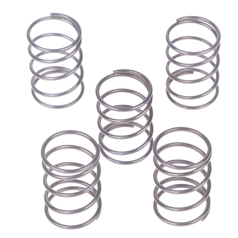 5Pcs Trimmer Head Replacement Spring Compatible With Lawn Trimmer Weed Eater Component # 678749001 - Durable Metal Coil Spring