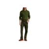Polo Ralph Lauren Solid Color Crew Neck Long Sleeve Sweater Men Sweater Olive-Green MNPOSWE16822130-301