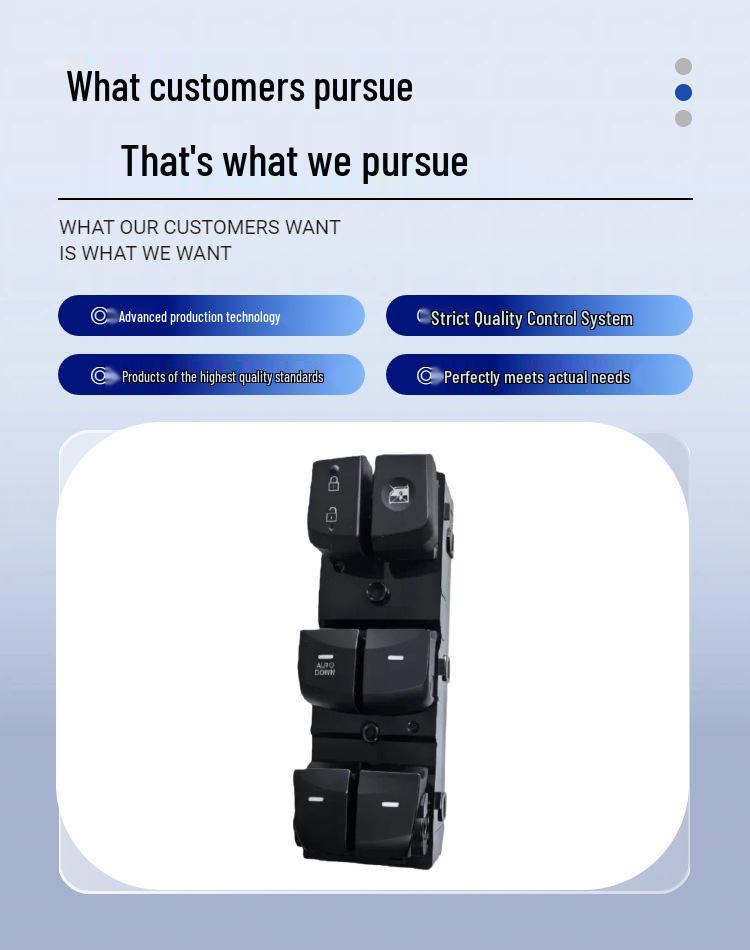 The Window Regulator Switch 93570-3X030 Fits Hyundai Tucson Electric Window Systems.