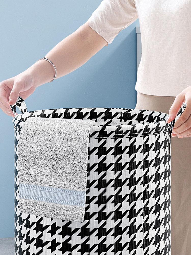 Storage Basket for Tidying, Perfect for Storage Wardrobe, Storage Laundry Basket, Double Needle Sewing and Foldable