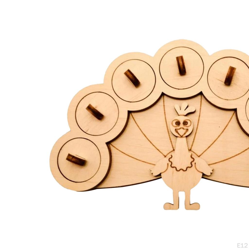 Busy Board Accessories Wooden Sensory Toys Teaching Aids Basic Skill Early Education