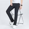 Men's Ice Silk Elastic Casual Trousers YTMMC5001