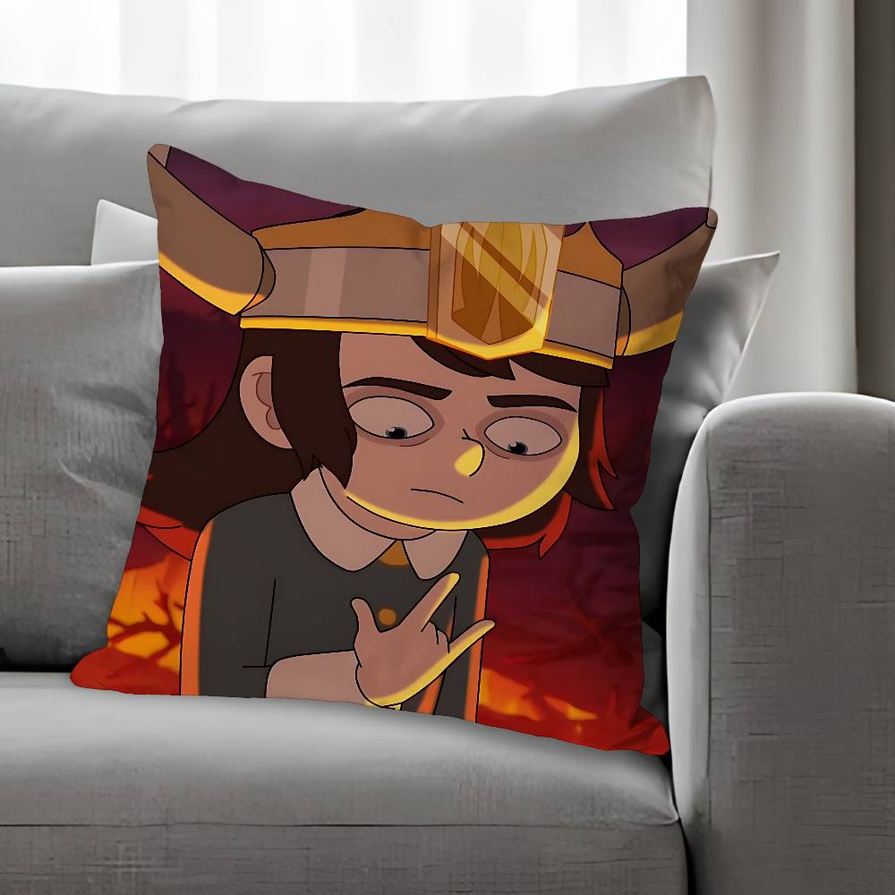 HHaunted HHotels Abaddon Anime Celebrity Merchandise AllMatch Printed Pillow Case Sofa Car Office Room Decoration Protector