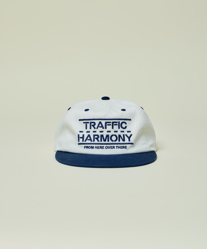 Teulaepighamoni Traffic Lane Logo Trucker Hat_Navy