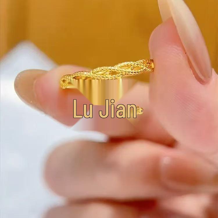

Women s Light Luxury Adjustable Coin Ring - Zodiac Horse