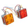 Double Sided Truck Marker Lights, LED Side Marker Lights with 6000K Color Temperature, Waterproof Turn Signal Lights for Trailers, ABS+PCB Material, S