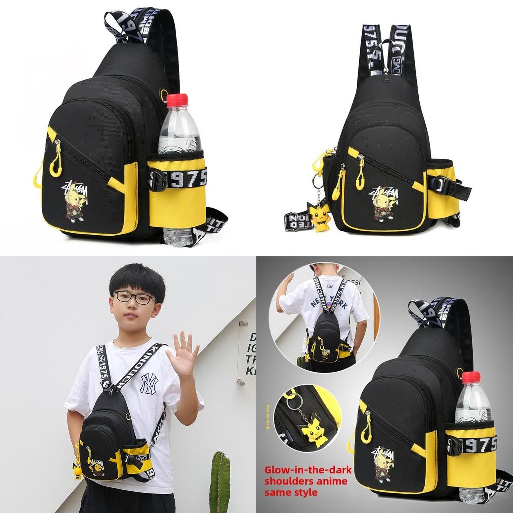 Crossbody Pikachu Shoulder Chest Bag Outdoor Casual Coin Gift Purse