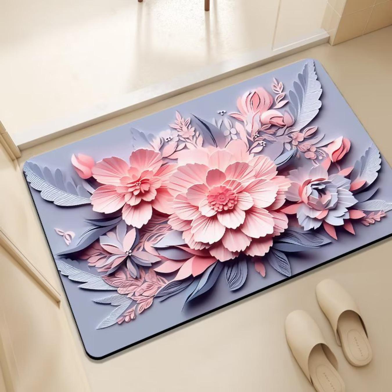 

Диатомовая печать в ванной комнате утолщающий коврик для ванной нескользящие ковры в умывальник ванная боковая половик душевая кабина коврик из пены с эффектом памяти 3D коврик 400mm*600mm