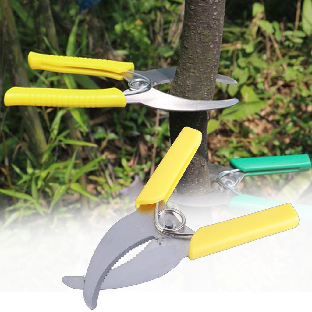 Ergonomische Gartenschere mit gelbem Griff, Gartenschere für effizientes Schneiden, Trimmen, Heimgärtnern und professionelle Nutzung