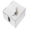 Secure Outdoor Socket Enclosure with Lock Made of Stainless Steel for Safe Electrical Use In Harsh Environments
