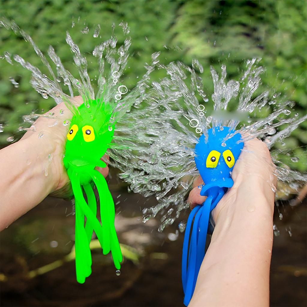 Water Spray Octopus Pinching And Music, Ocean Animals, Children'S Bathing Toys, Tpr Water Play And Decompression Toys, Summer