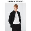 UR2026 Men's Letter Embroidered Loose Open-Front Shirt