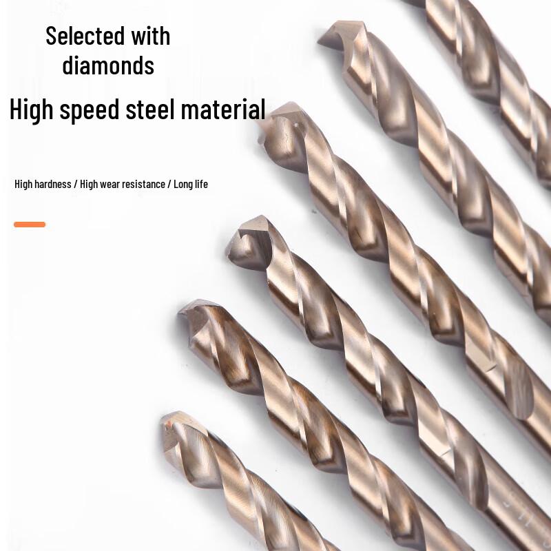 Yishuxiang Cobalt HSS Twist Drill Bit for 304 Stainless Steel