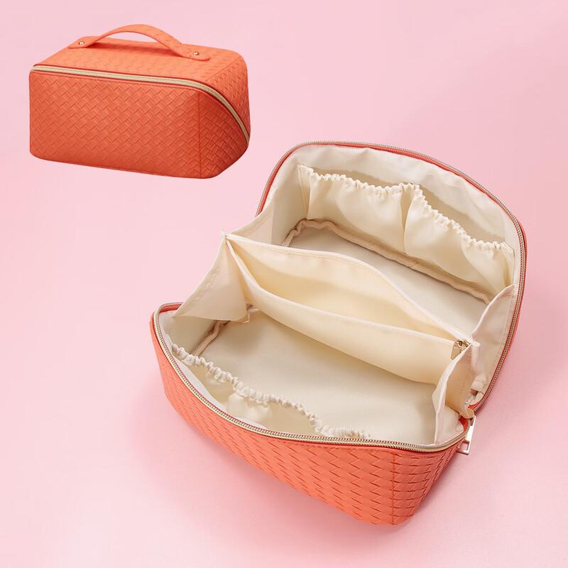 MDNG Checkered Embossed Multi-functional Cosmetic Bag