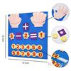 Kids Math Learning Plaything – Montessori Counting Sticks & Number Board, Addition & Subtraction Educational Set