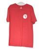 Next Level Men Red T-Shirt Graphic Logo The Refinery Crewneck Short Sleeve Large