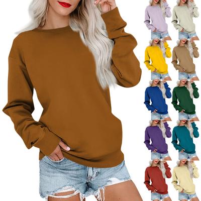 Γυναικείο φούτερ Colorblock Μακρύ μανίκι με στρογγυλή λαιμόκοψη Casual Άνετο χαλαρό ελαφρύ γυναικείο φούτερ